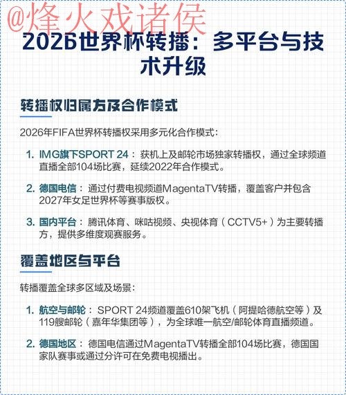 2026世界杯直播平台推荐与评测 2026世界杯直播平台推荐与评测